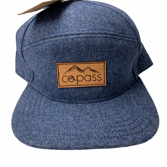 Locale Outdoor CoPass Wool Navy Flatbrim Hat NWT - Picture 2 of 7